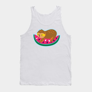 Watermelon Monkey Cute Tank Top